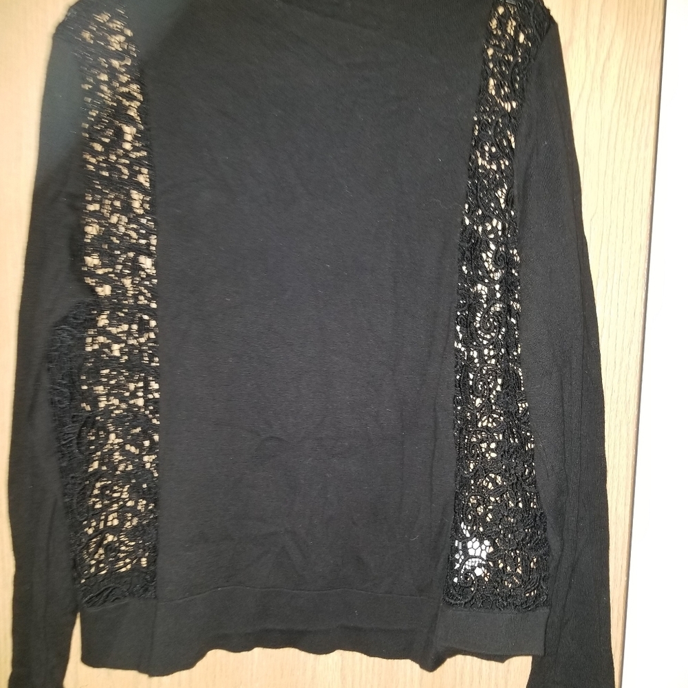 LOFT womens size XL see thru side cardigan